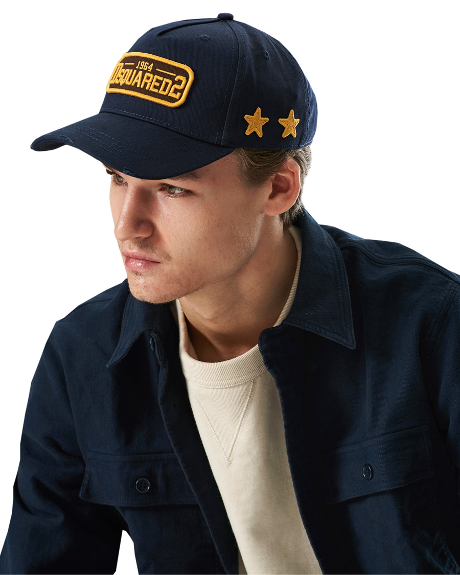 Herr | Dsquared2 Stars Baseball Cap Navy | Dsquared2 | Stars Baseball Cap Navy