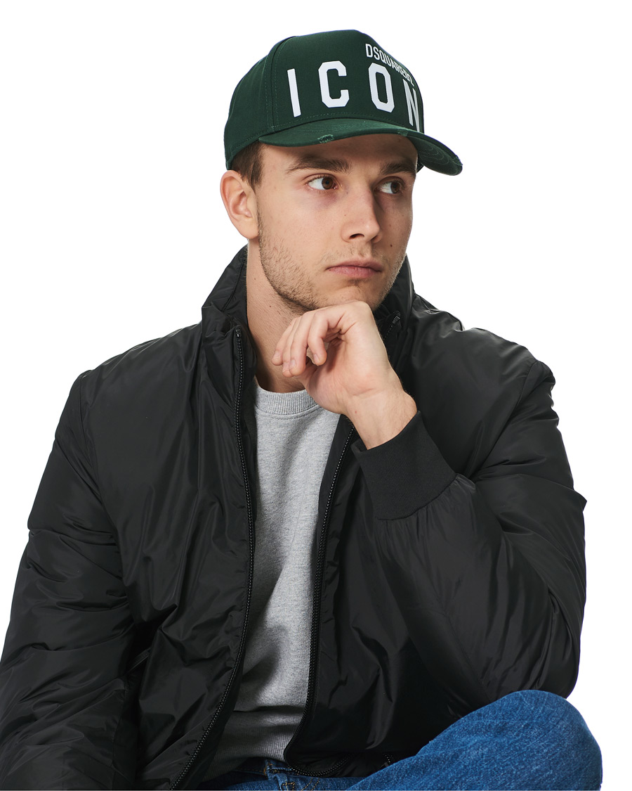 Herr | Dsquared2 Icon Baseball Cap Dark Green | Dsquared2 | Icon Baseball Cap Dark Green