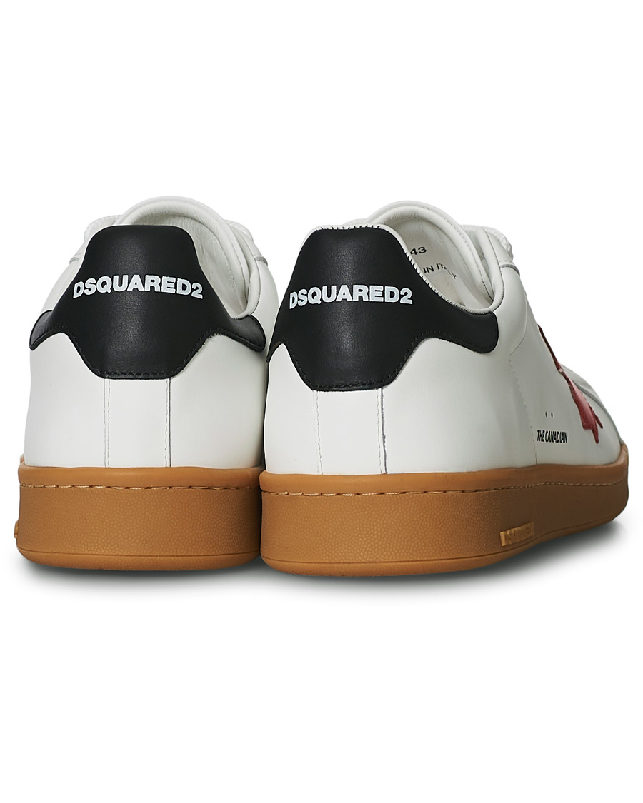 Herr | Dsquared2 Leaf Boxer Sneaker White | Dsquared2 | Leaf Boxer Sneaker White