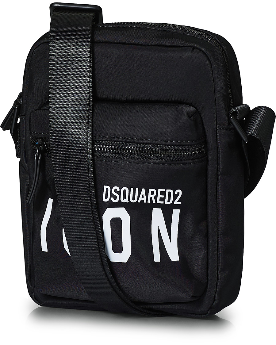 Herr | Dsquared2 Icon Cross Body Bag Black | Dsquared2 | Icon Cross Body Bag Black