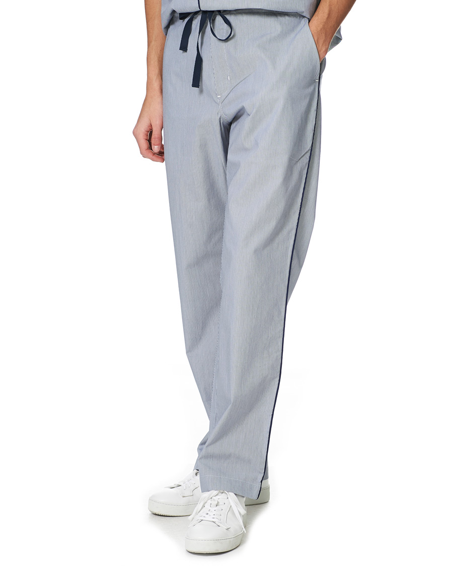 Herr | Pyjamas & Morgonrockar | Orlebar Brown | Alfred Relaxed Cotton Lounge Shorts Navy/White Stripe