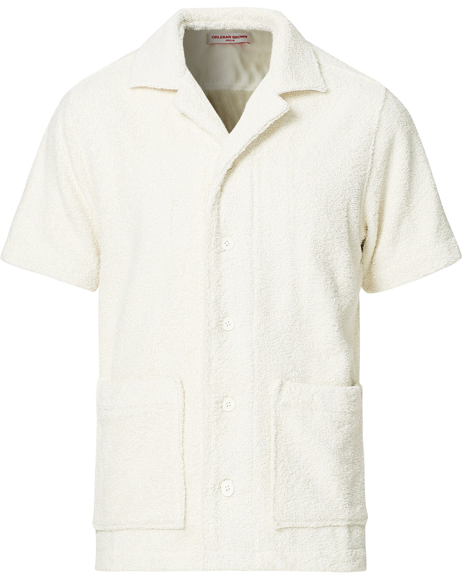 Herr | Skjortor | Orlebar Brown | Griffith Relaxed Terry Lounge Shirt Cloud