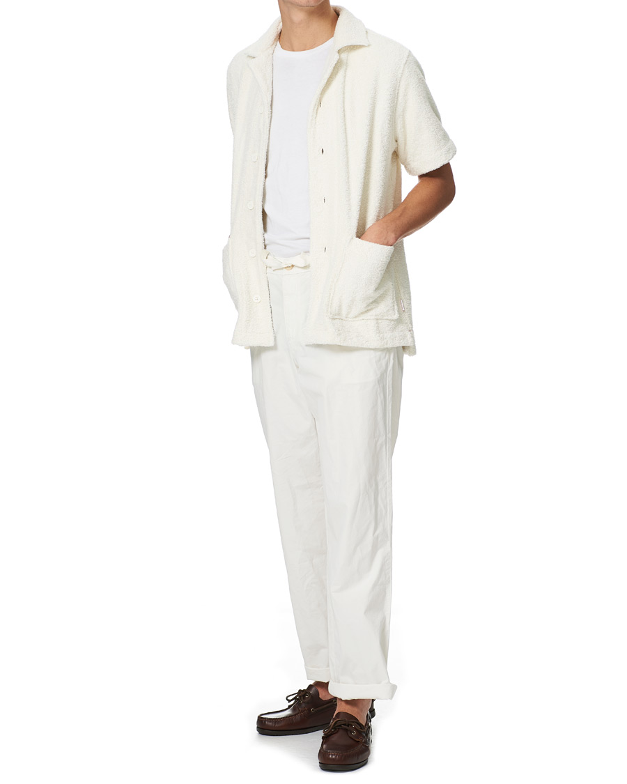 Herr | Skjortor | Orlebar Brown | Griffith Relaxed Terry Lounge Shirt Cloud