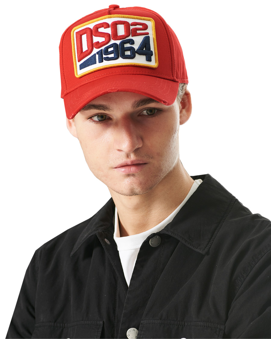 Herr | Dsquared2 Dsq2 Baseball Cap Red | Dsquared2 | Dsq2 Baseball Cap Red