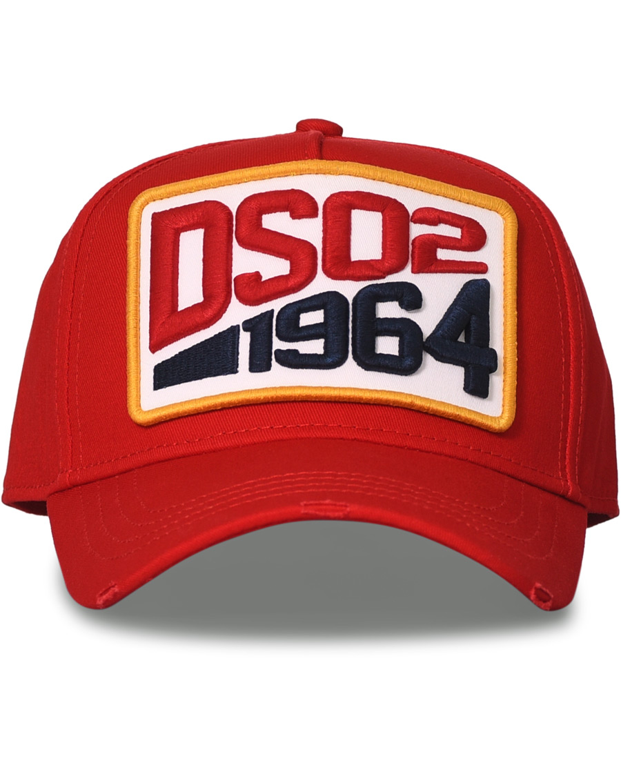 Herr | Dsquared2 Dsq2 Baseball Cap Red | Dsquared2 | Dsq2 Baseball Cap Red