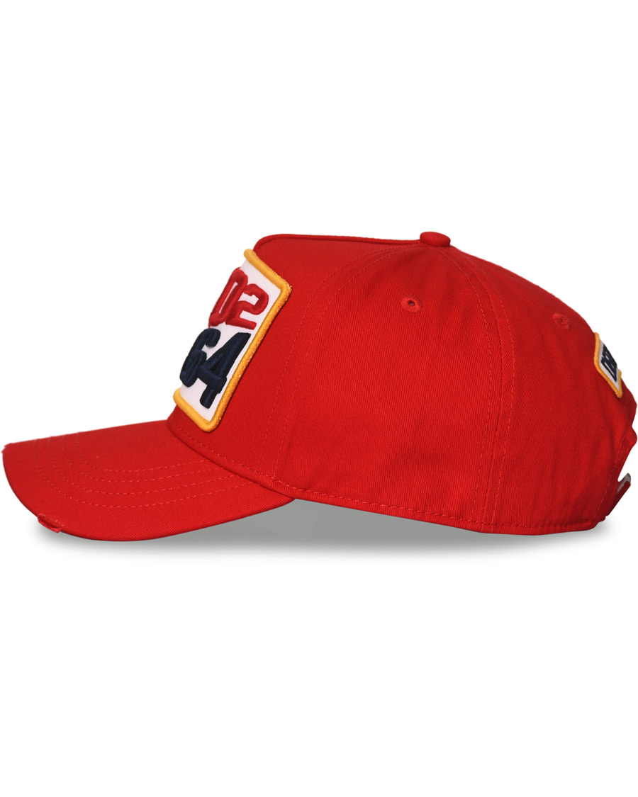 Herr | Dsquared2 Dsq2 Baseball Cap Red | Dsquared2 | Dsq2 Baseball Cap Red