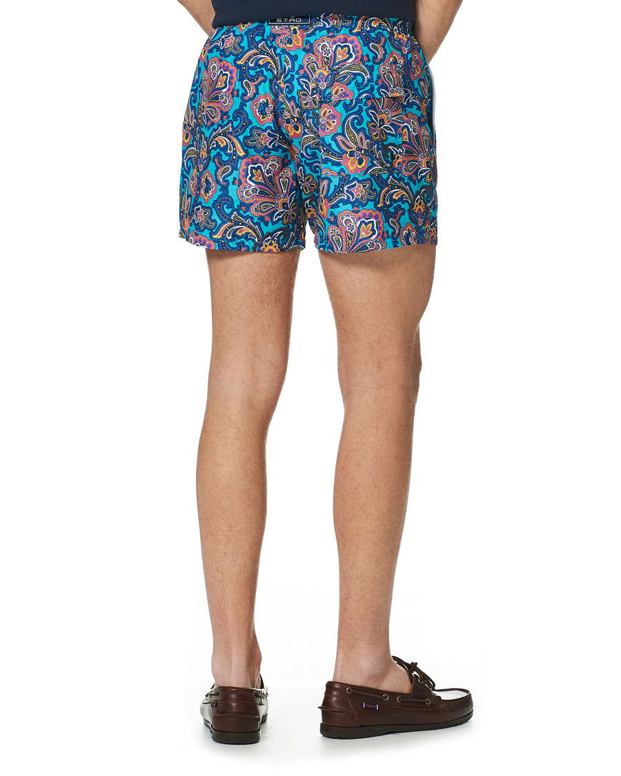 Herr | Badbyxor | Etro | Paisley Swim Trunks Blue
