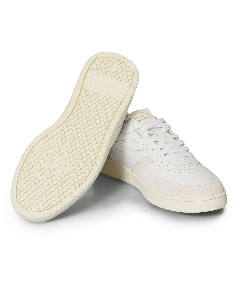 Herr | GANT Goodpal Sneaker White/Sand Suede | GANT | Goodpal Sneaker White/Sand Suede