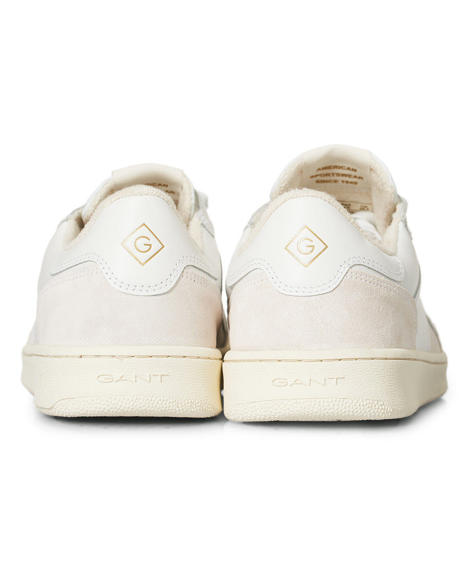 Herr | GANT Goodpal Sneaker White/Sand Suede | GANT | Goodpal Sneaker White/Sand Suede