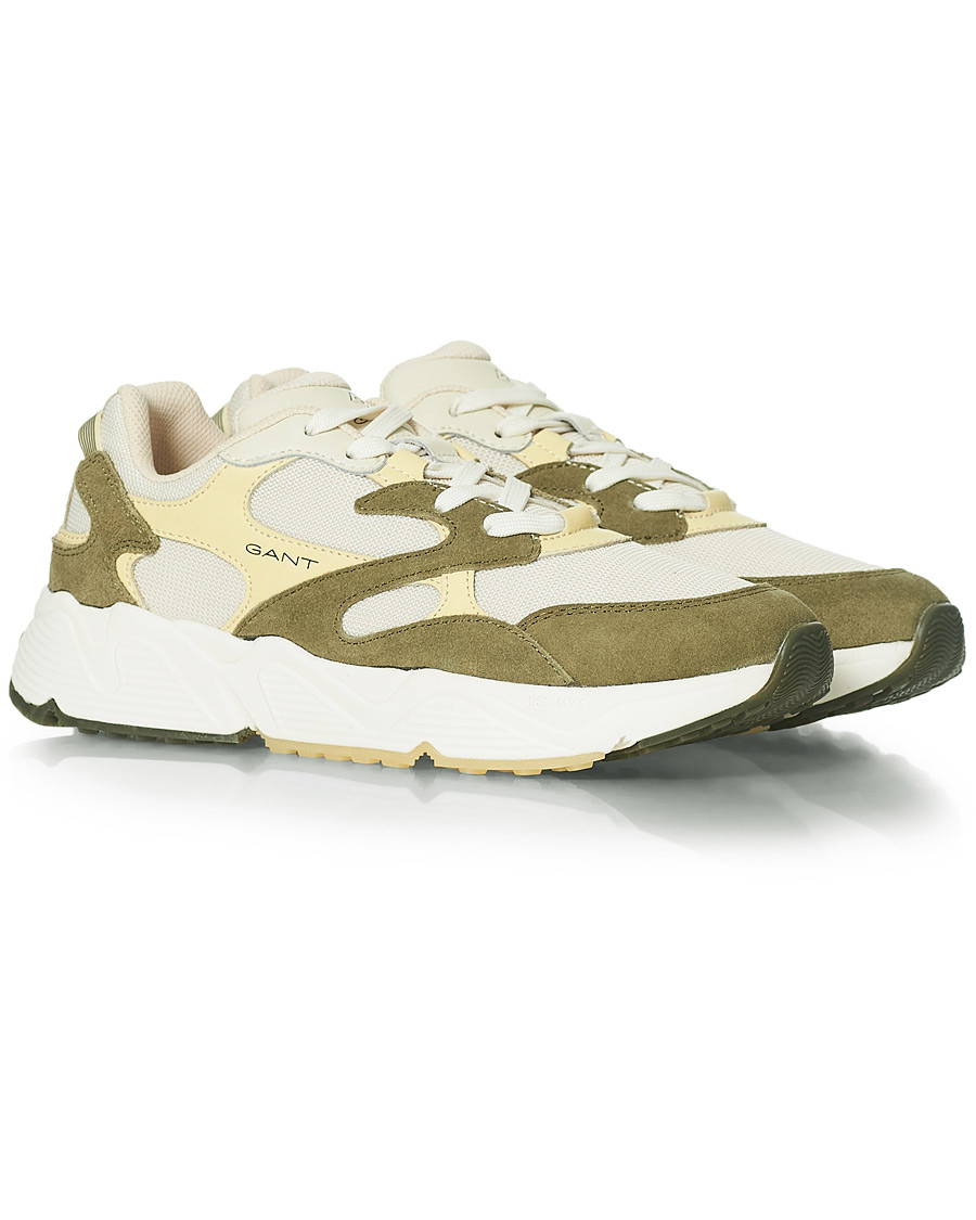 Herr | GANT Profello Running Sneaker Green/Off White | GANT | Profello Running Sneaker Green/Off White