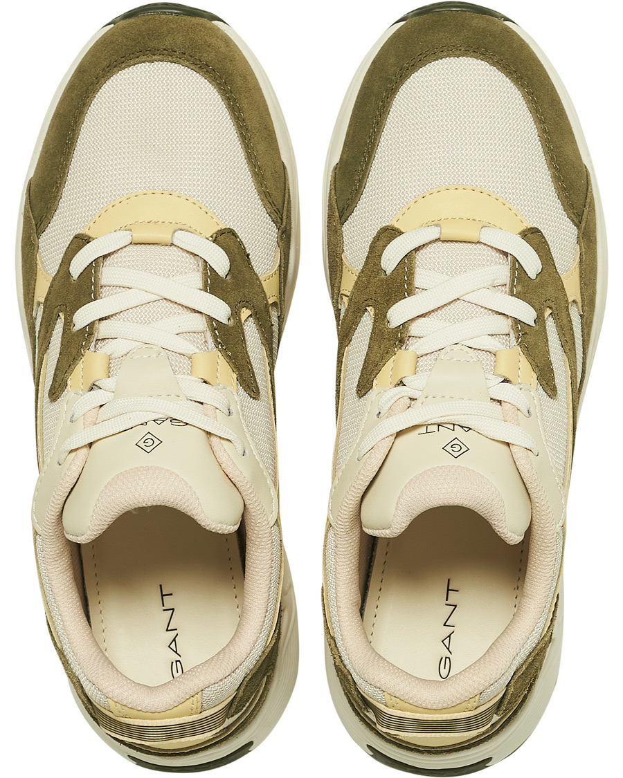 Herr | GANT Profello Running Sneaker Green/Off White | GANT | Profello Running Sneaker Green/Off White