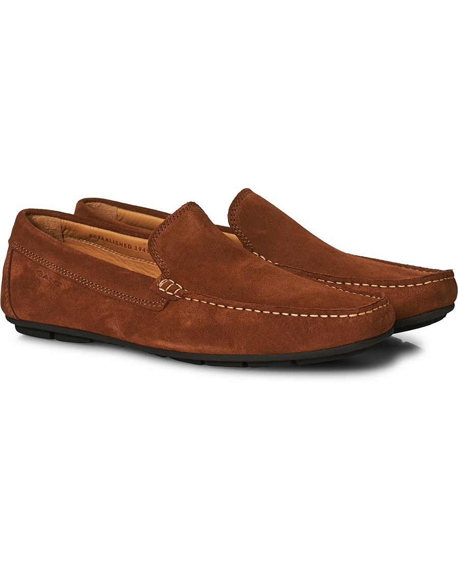 Herr | GANT Mc Bay Car Shoe Cognac Suede | GANT | Mc Bay Car Shoe Cognac Suede