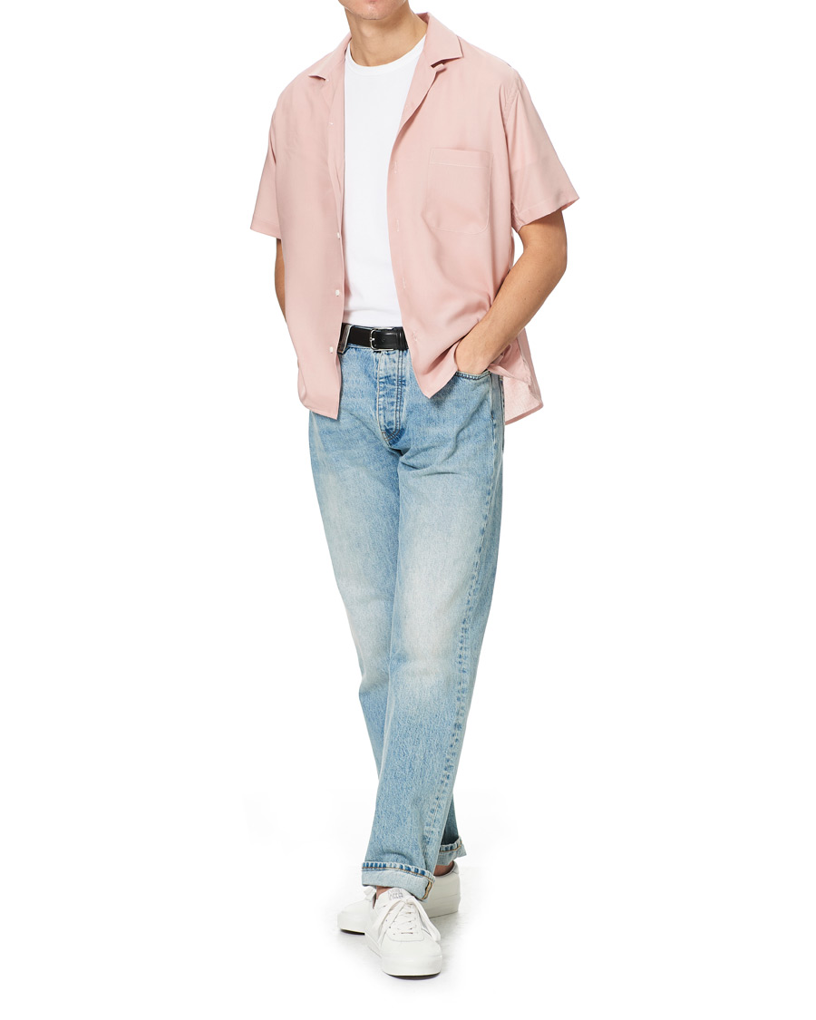 Herr | Skjortor | Gitman Vintage | Rayon Camp Collar Shirt Rose Pastel