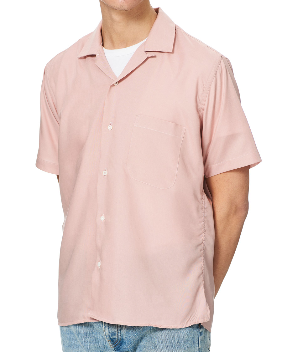 Herr | Skjortor | Gitman Vintage | Rayon Camp Collar Shirt Rose Pastel