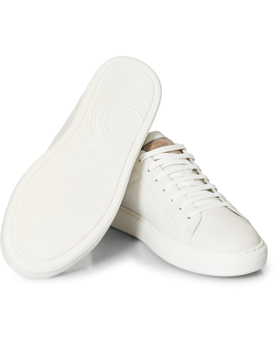 Herr | Brunello Cucinelli Plain Sneaker White Calf | Brunello Cucinelli | Plain Sneaker White Calf