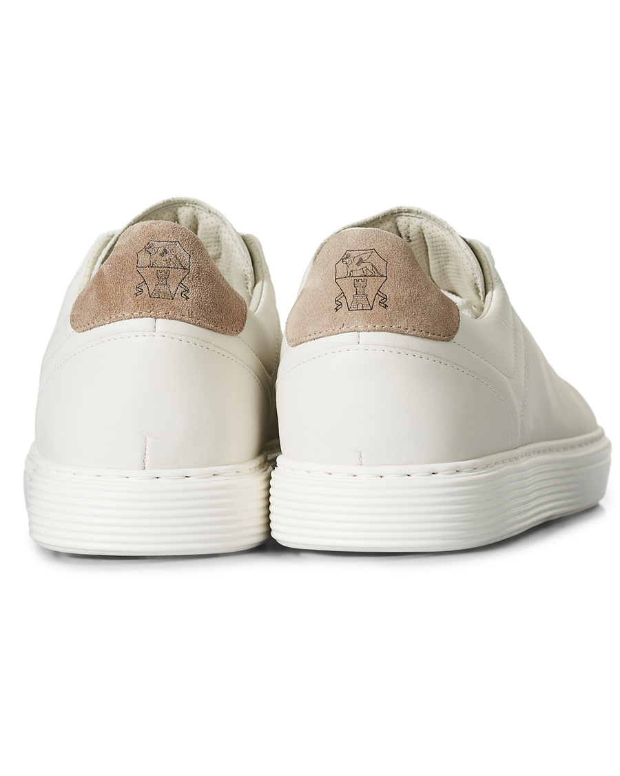 Herr | Brunello Cucinelli Plain Sneaker White Calf | Brunello Cucinelli | Plain Sneaker White Calf