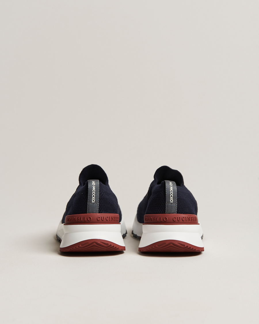 Herr | Sneakers | Brunello Cucinelli | Mesh Running Sneakers Navy