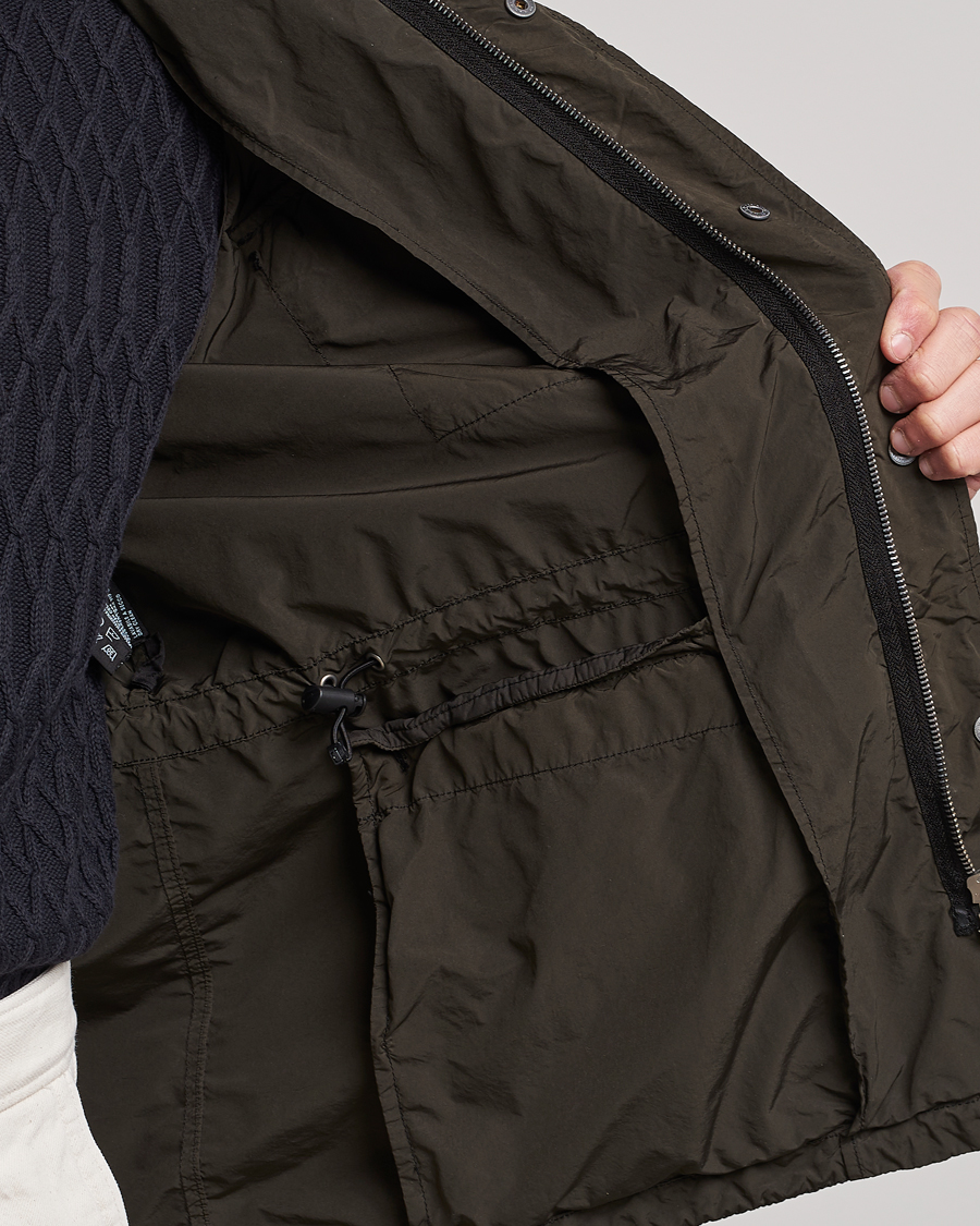 Herr | Jackor | Aspesi | Giubotto Garment Dyed Field Jacket Dark Military