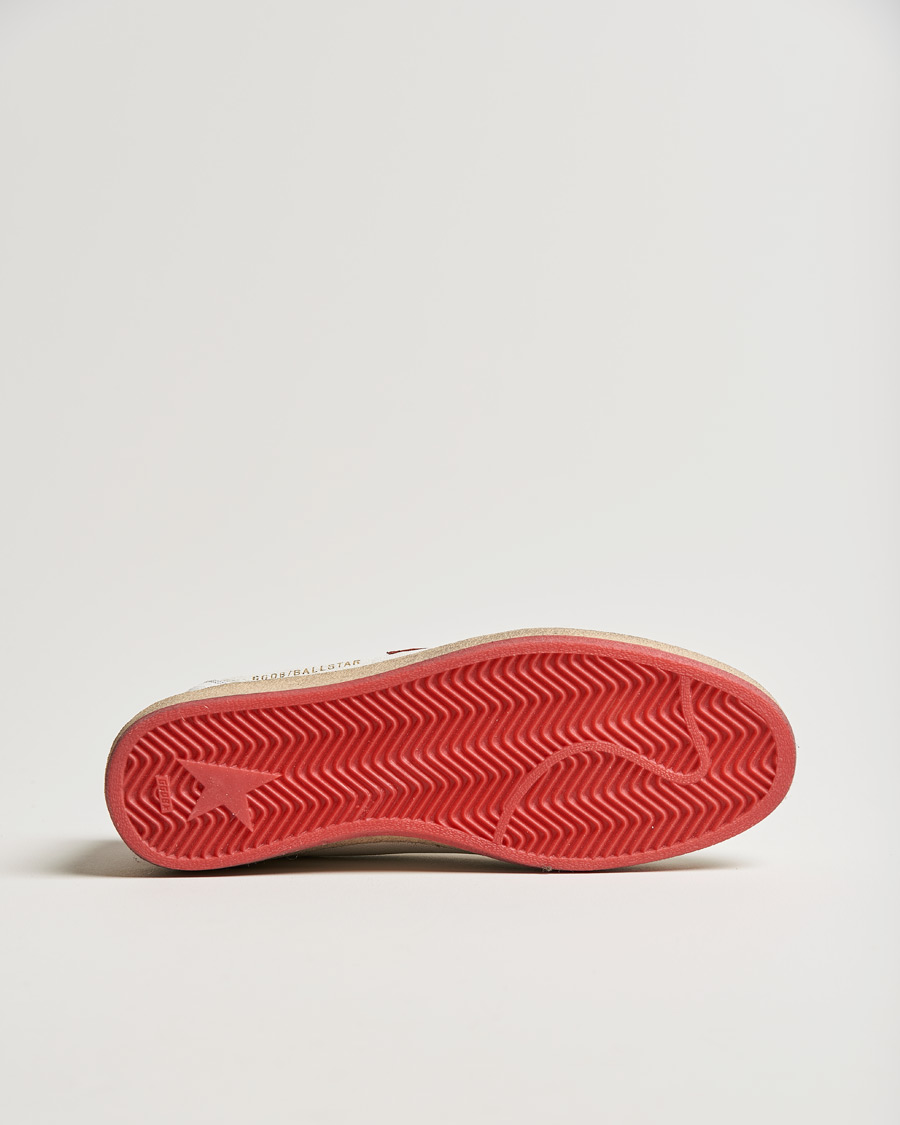 Herr | Golden Goose Deluxe Brand Ball Star Sneakers White/Red | Golden Goose | Deluxe Brand Ball Star Sneakers White/Red