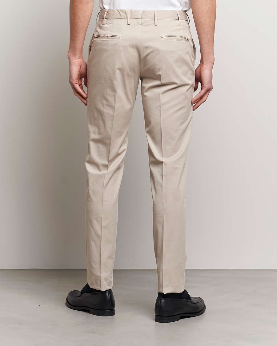 Herr | Byxor | Incotex | Slim Fit Comfort Chinos Light Grey