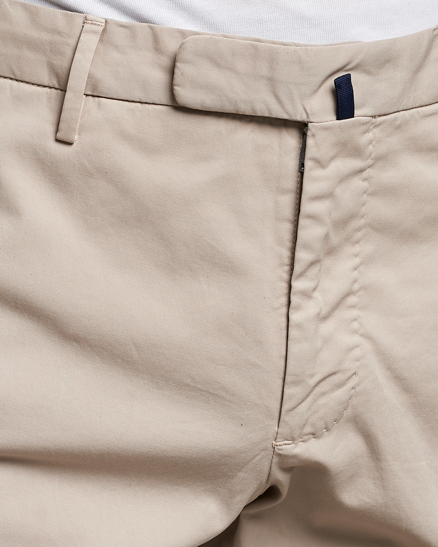 Herr | Byxor | Incotex | Slim Fit Comfort Chinos Light Grey