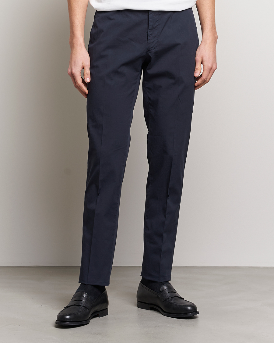 Herr | Chinos | Incotex | Slim Fit Comfort Chinos Navy