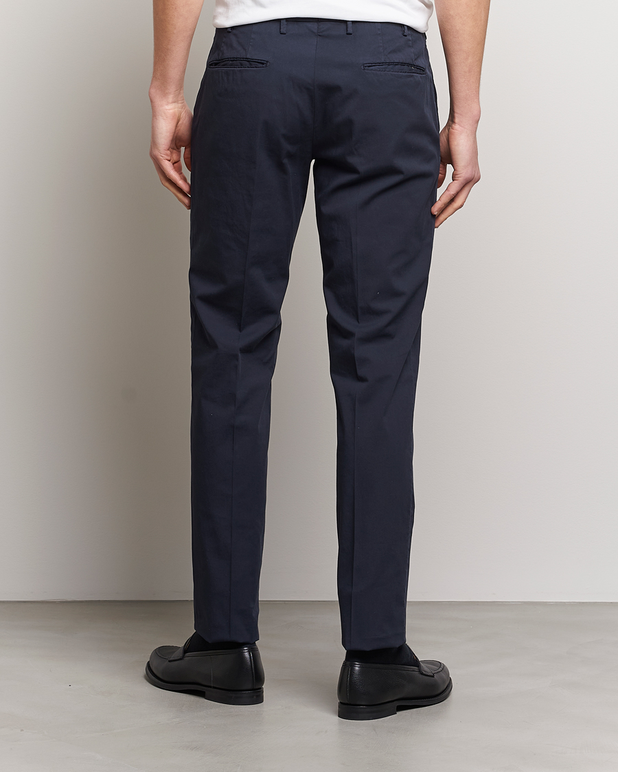 Herr | Byxor | Incotex | Slim Fit Comfort Chinos Navy