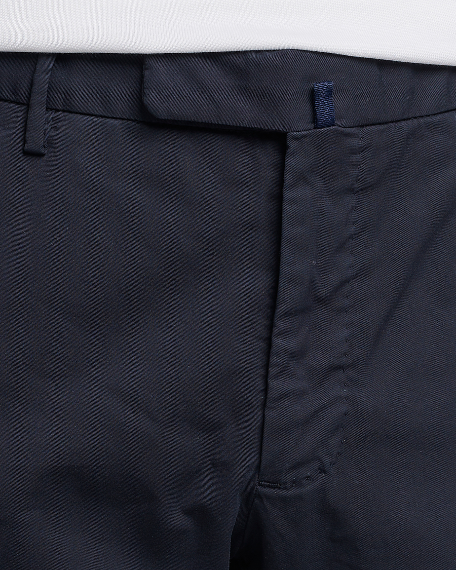 Herr | Byxor | Incotex | Slim Fit Comfort Chinos Navy