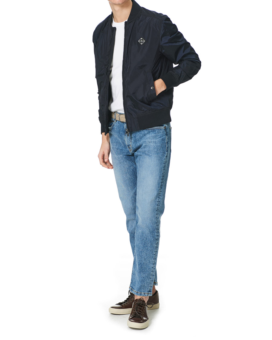 Herr | Jackor | J.Lindeberg | Thom Bomber Jacket Navy