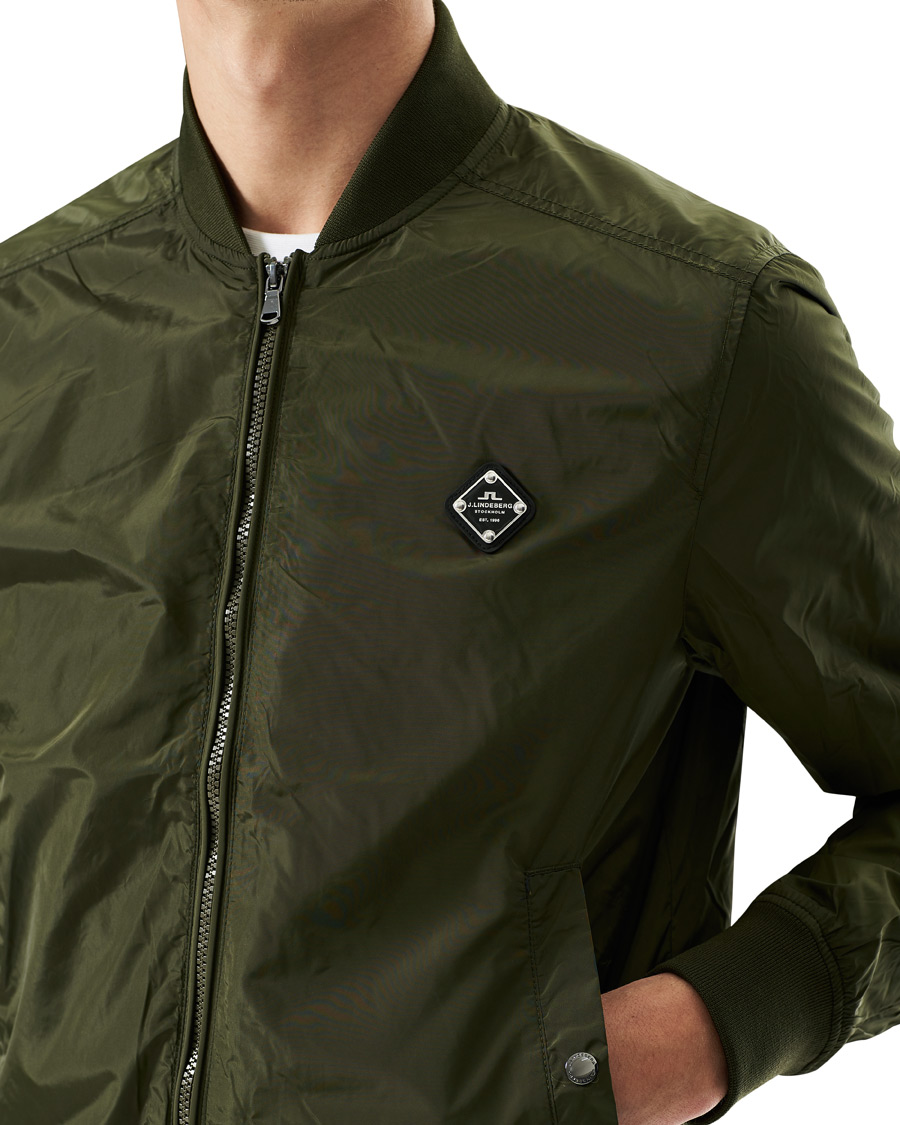 Herr | Jackor | J.Lindeberg | Thom  Bomber Jacket Deep Depths
