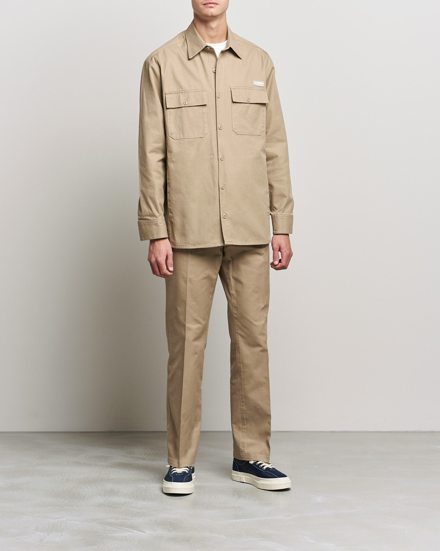 Herr | Skjortor | J.Lindeberg | Daze Twill Overshirt Batique Khaki