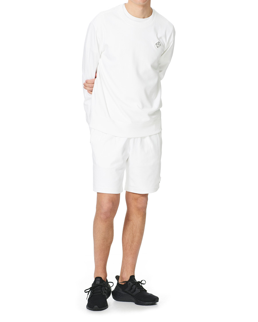 Herr | Tröjor | J.Lindeberg | Ivar Interlock Logo Sweatshirt White