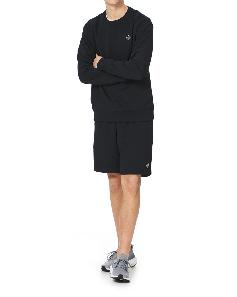 Herr | Shorts | J.Lindeberg | Ivar Interlock Logo Sweat Shorts Black
