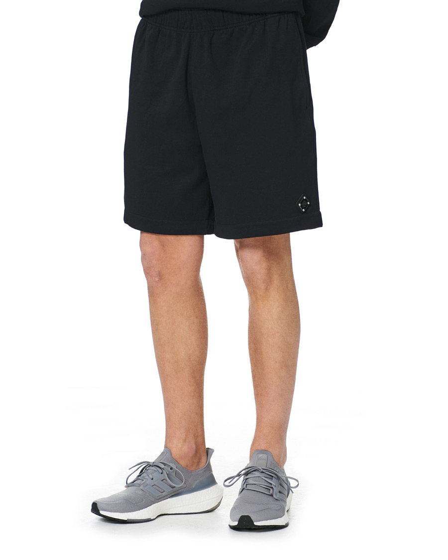 Herr | Shorts | J.Lindeberg | Ivar Interlock Logo Sweat Shorts Black