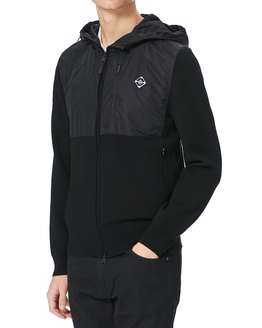 Herr | Tröjor | J.Lindeberg | Bode Hybrid Hood Jacket Black