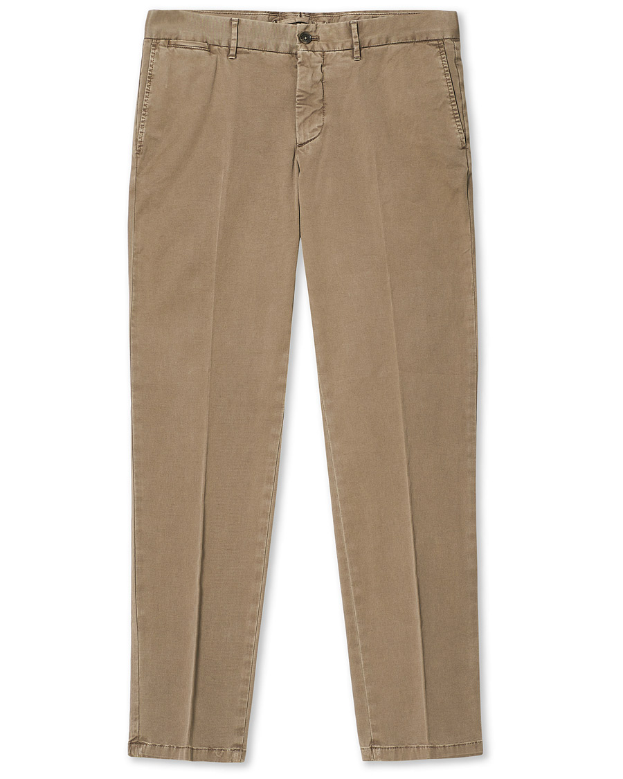 Herr | Byxor | J.Lindeberg | Chaze Garment Dye Stretch Pants Walnut