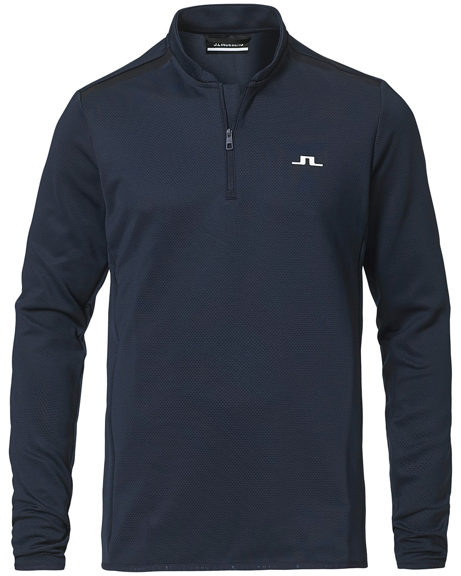 Herr | Tröjor | J.Lindeberg | Tech Bridge Golf Mid Layer JL Navy