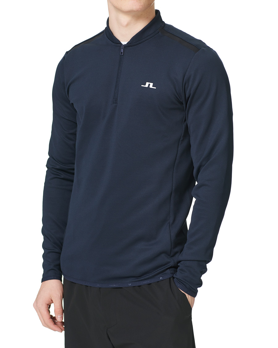 Herr | Tröjor | J.Lindeberg | Tech Bridge Golf Mid Layer JL Navy