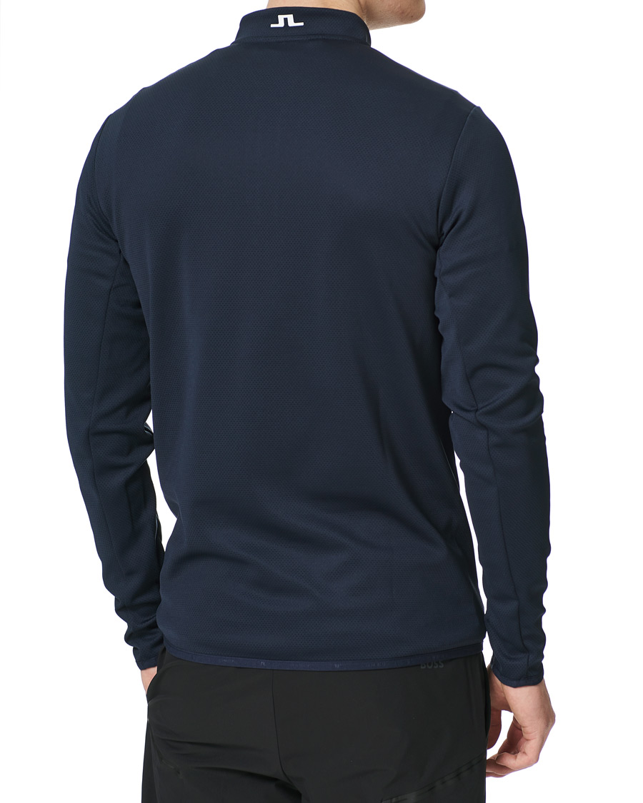 Herr | Tröjor | J.Lindeberg | Tech Bridge Golf Mid Layer JL Navy
