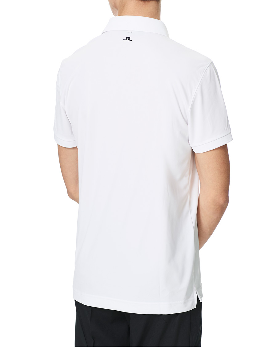 Herr | Pikéer | J.Lindeberg | Tour Tech Slim Fit Golf Polo White