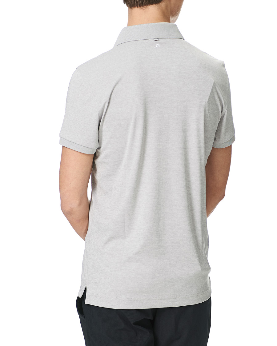 Herr | Pikéer | J.Lindeberg | Tour Tech Slim Fit Golf Polo Micro Chip Melange