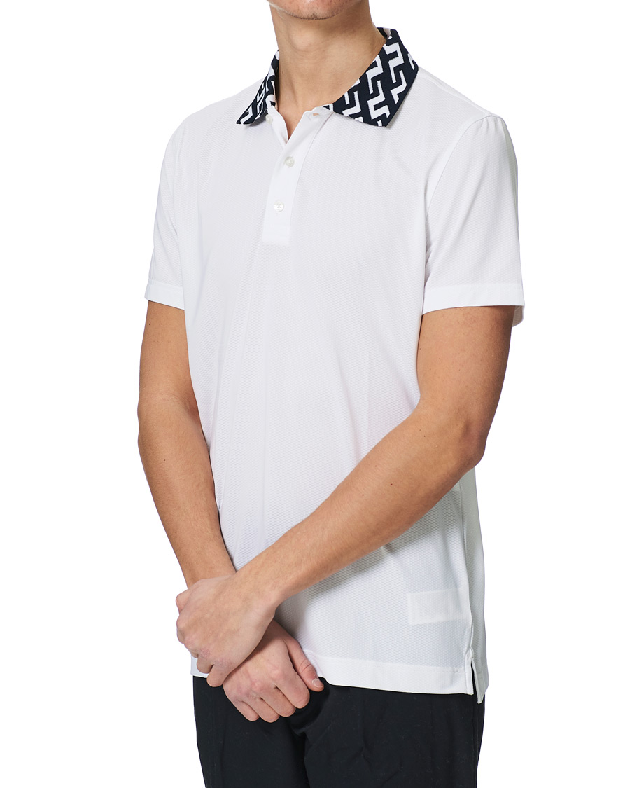 Herr | Pikéer | J.Lindeberg | Karter Regular Fit Golf Polo White