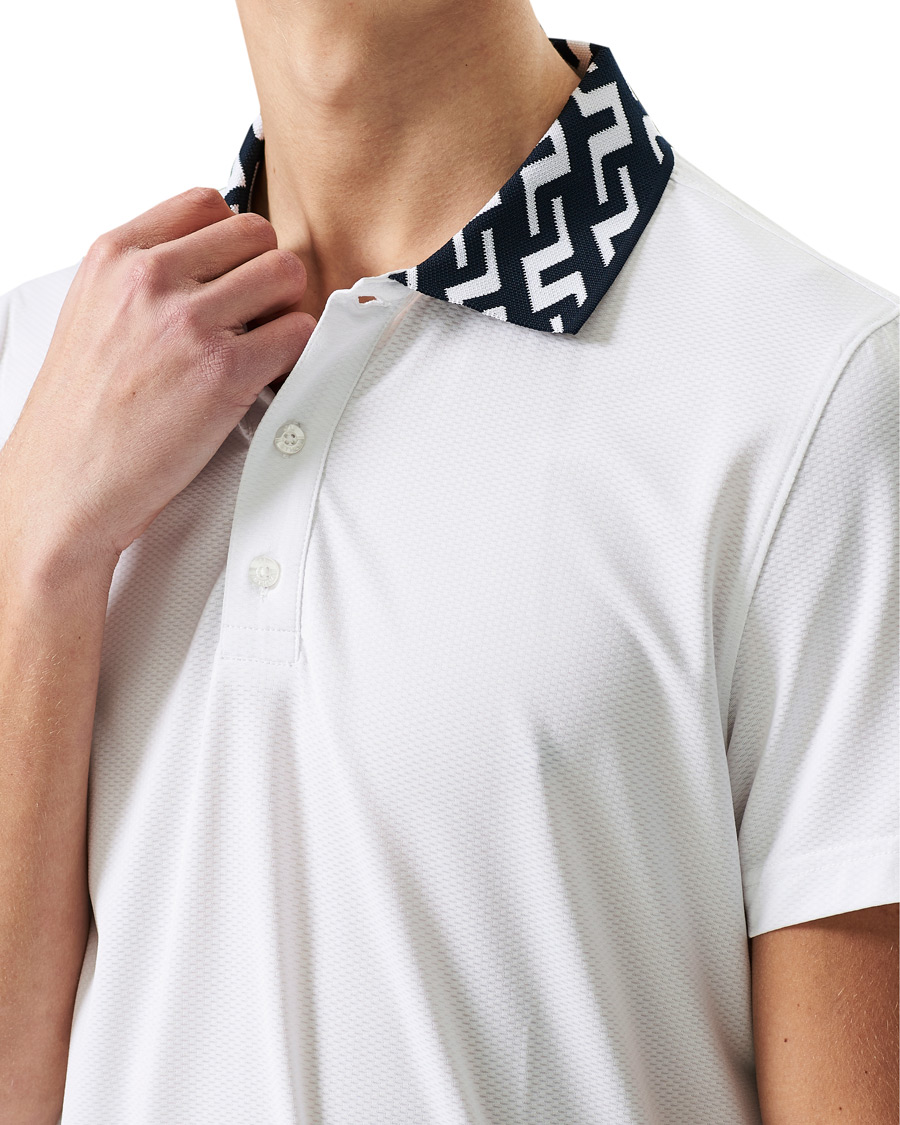 Herr | Pikéer | J.Lindeberg | Karter Regular Fit Golf Polo White