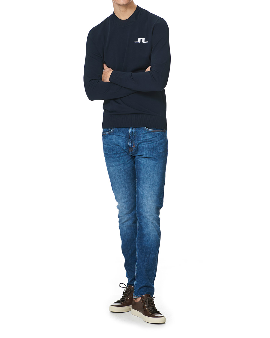 Herr | Tröjor | J.Lindeberg | Gus Golf Sweater JL Navy