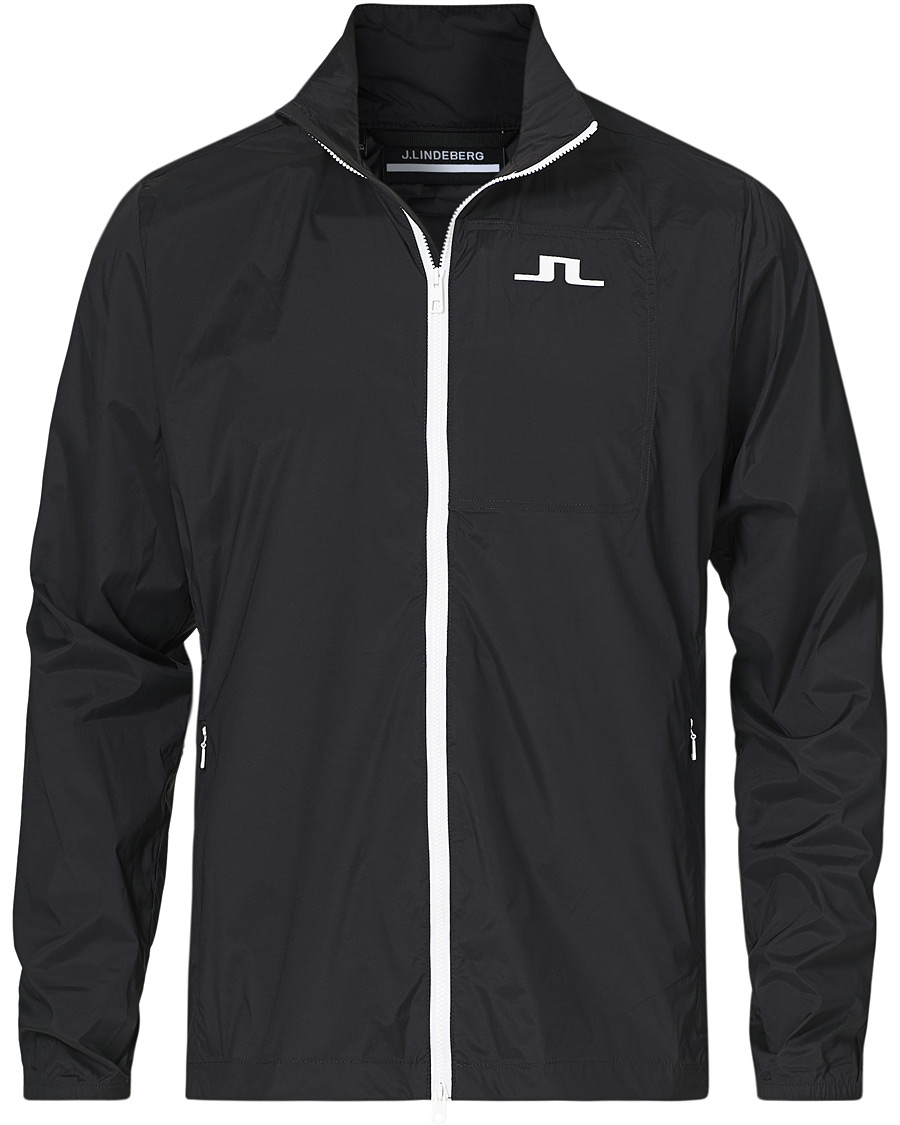 Herr | Jackor | J.Lindeberg | Ash Light Packable Golf Jacket Black