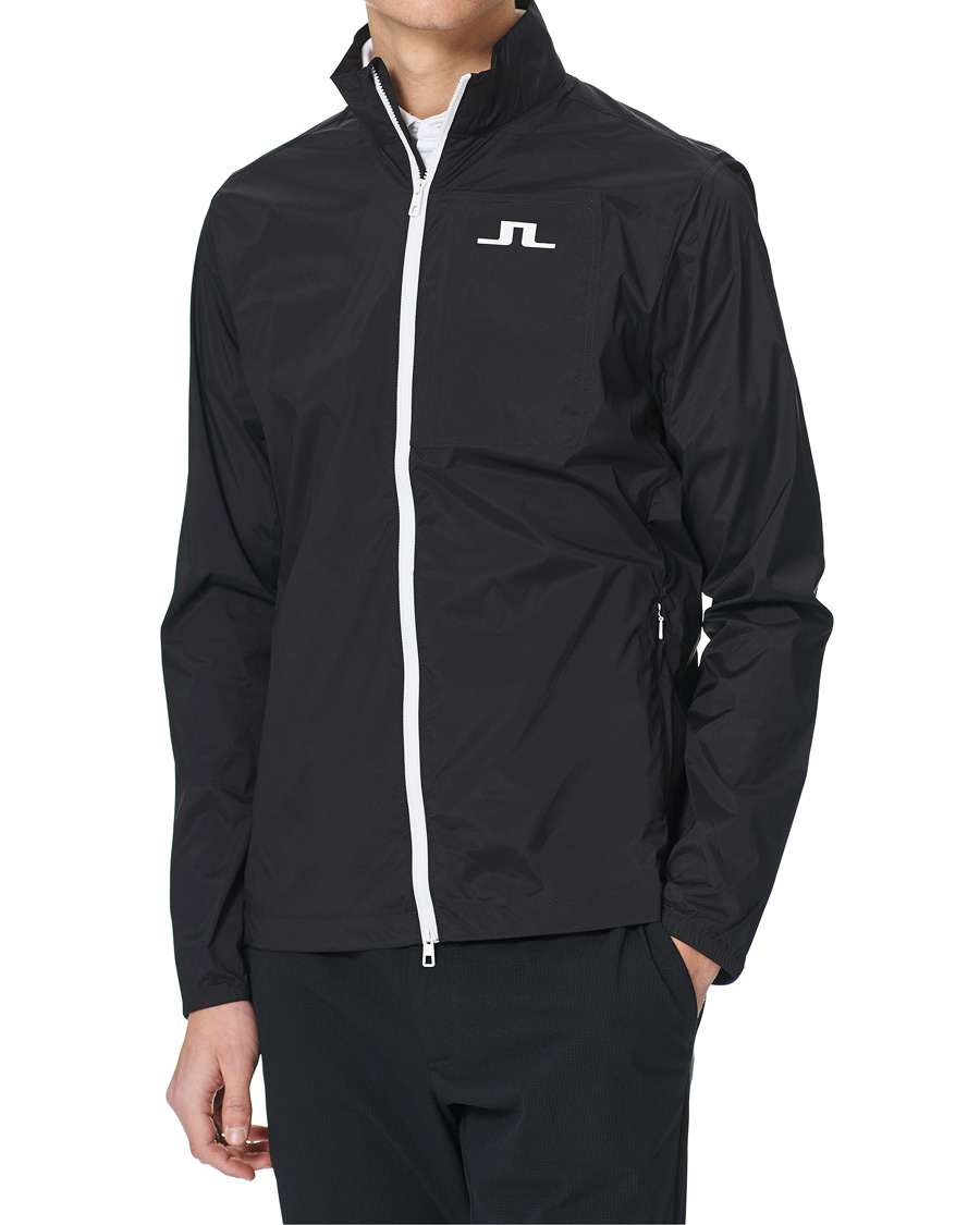 Herr | Jackor | J.Lindeberg | Ash Light Packable Golf Jacket Black