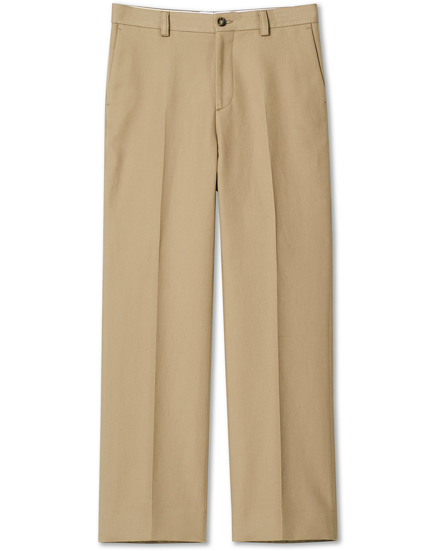 Herr | Byxor | J.Lindeberg | Haij Double Weaved Trousers Batique Khaki