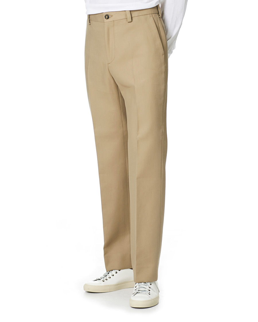 Herr | Byxor | J.Lindeberg | Haij Double Weaved Trousers Batique Khaki