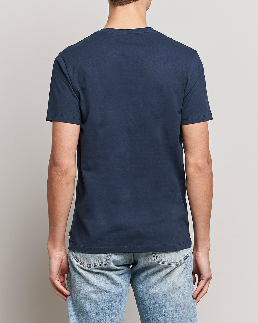 Herr | T-Shirts | J.Lindeberg | Sid Cotton Crew Neck Tee Navy