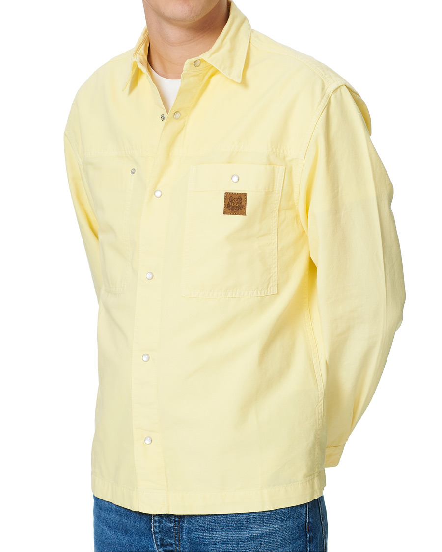 Herr | Skjortor | KENZO | Snap Overshirt Bright Yellow